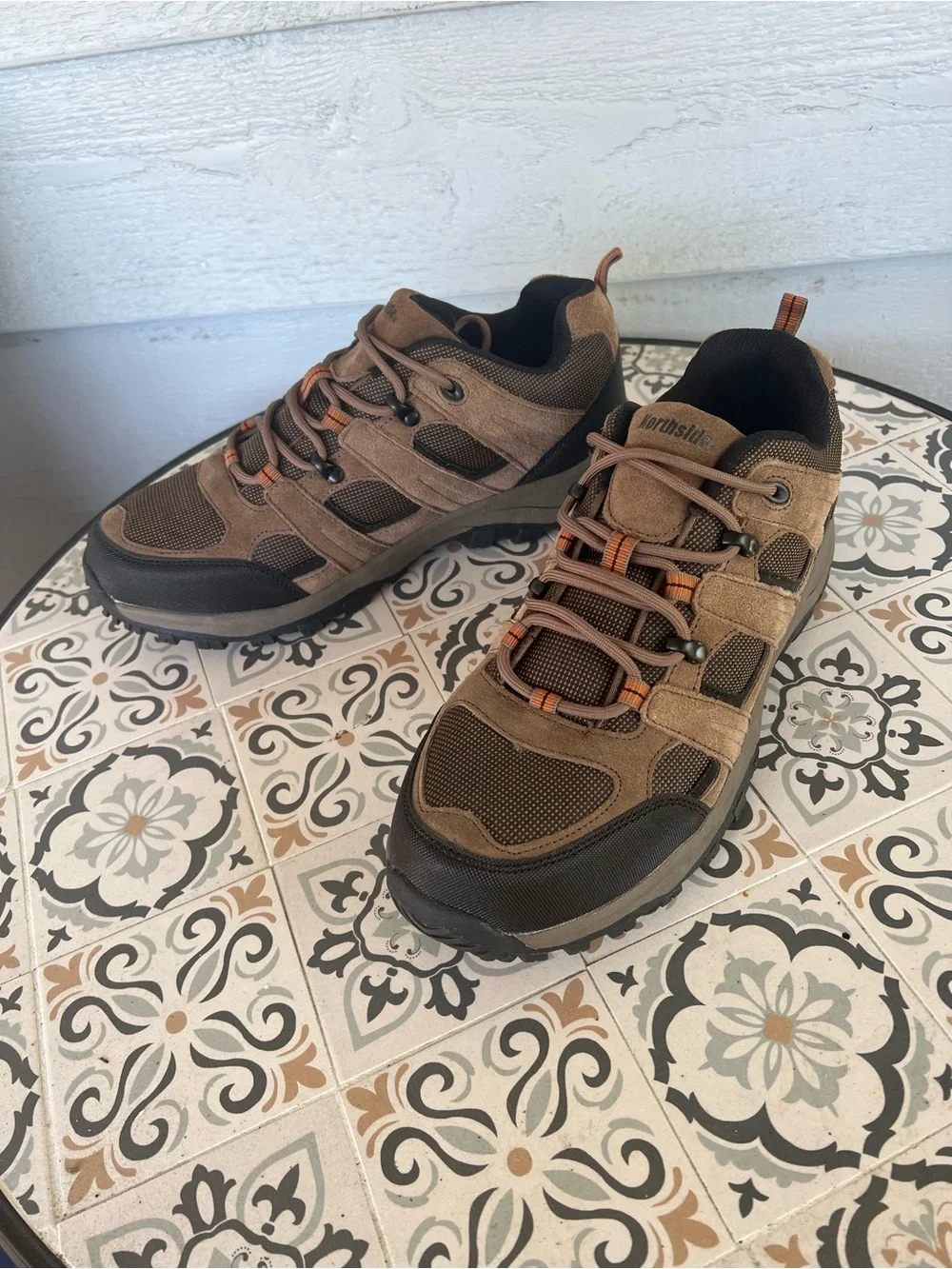 Northside Brown Tan Trail-Ready Hiker Shoes